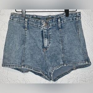Wild Fable Super High Rise Denim Blue Women's Shorts